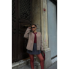 KAŞE FERMUARLI BLUZ - Vizon - 151673 KAŞE FERMUARLI BLUZ - Vizon - 151673
