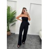 Kadın Sandy Kumaş Starplez Bluz Ve Palazzo Pantolon Ikili Takım 124806 Kadın Sandy Kumaş Starplez Bluz Ve Palazzo Pantolon Ikili Takım 124806