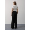 Pileli Bağcıklı Oversize Pantolon - Siyah 162832 Pileli Bağcıklı Oversize Pantolon - Siyah 162832