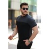 Erkek Bisiklet Yaka Parçalı Renk Oysho Kumaş Kısa Kollu Tshirt - 159187 Erkek Bisiklet Yaka Parçalı Renk Oysho Kumaş Kısa Kollu Tshirt - 159187