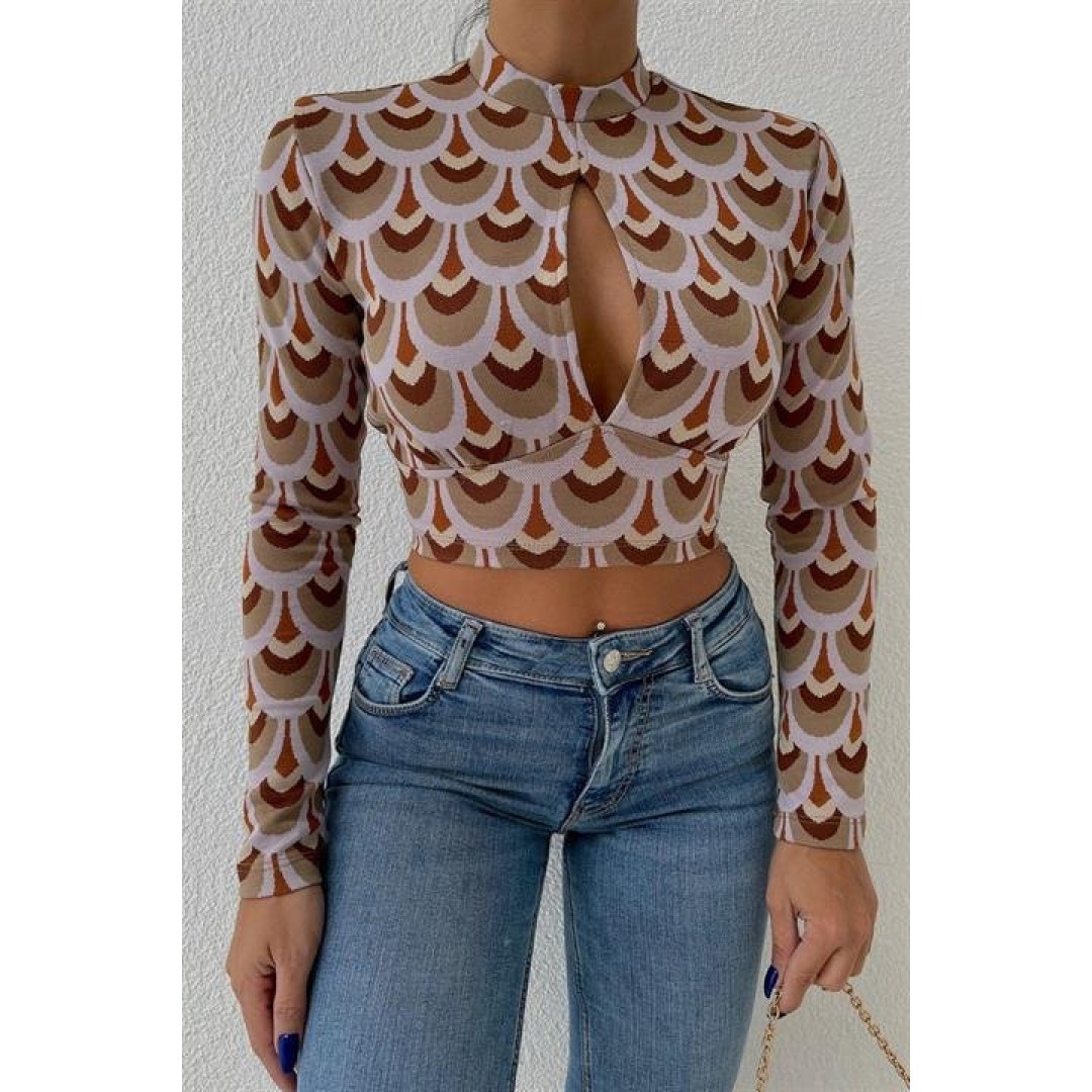 Autumn Cut Out Bluz 3018-08 - 155847 Autumn Cut Out Bluz 3018-08 - 155847