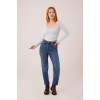 Geniş Yaka Bebe Mavisi Basic Body Bluz 148074 Geniş Yaka Bebe Mavisi Basic Body Bluz 148074