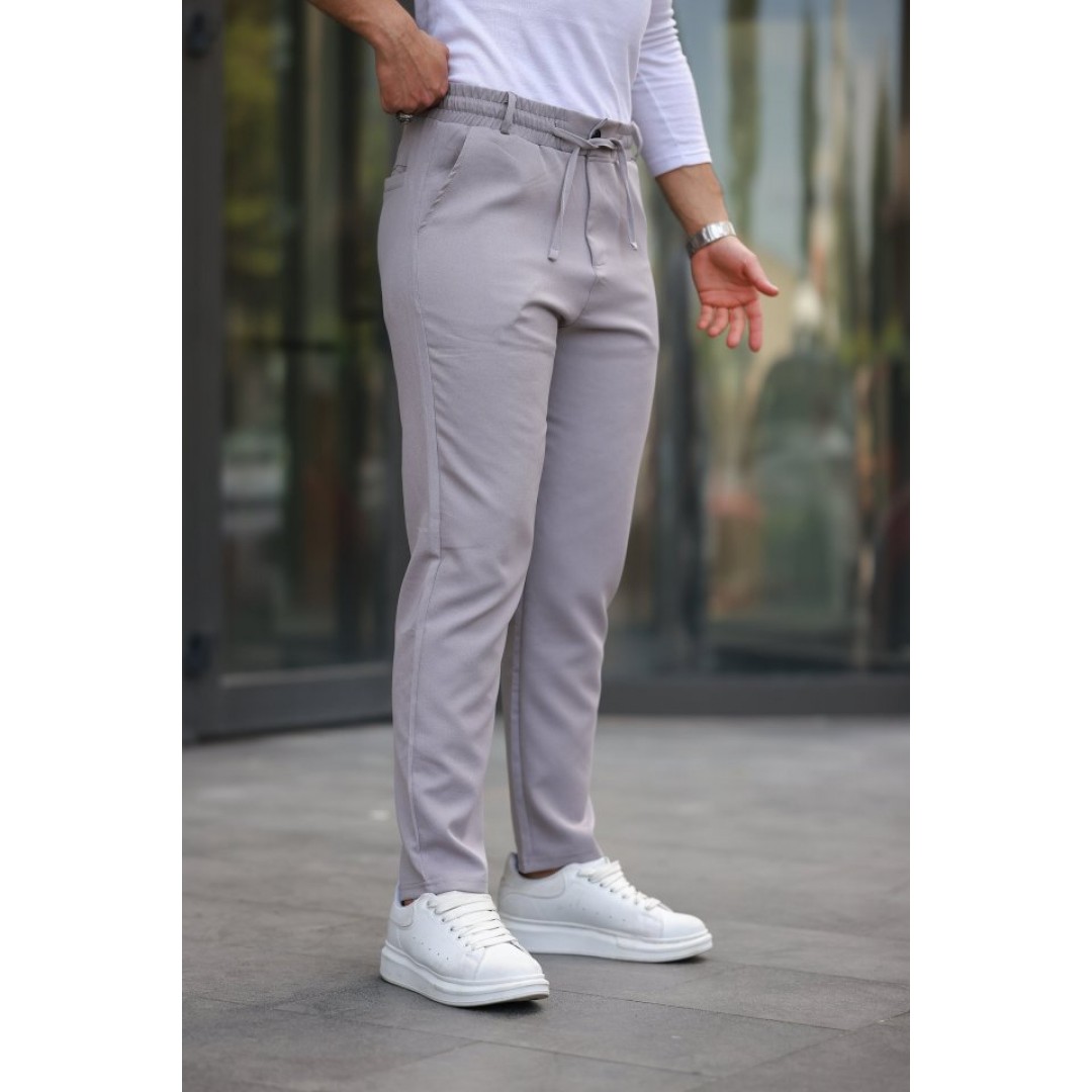 Erkek Beli Bağcıklı Jogger Pantolon - 160451 Erkek Beli Bağcıklı Jogger Pantolon - 160451