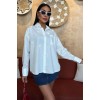 Alicia Papatya Nakışlı Gömlek 3389-08 155249 Alicia Papatya Nakışlı Gömlek 3389-08 155249