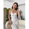 Dominic Eteği Büzgülü Midi Boy Elbise - 147267 Dominic Eteği Büzgülü Midi Boy Elbise - 147267
