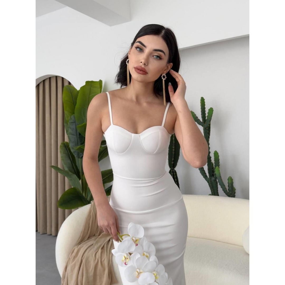Dominic Eteği Büzgülü Midi Boy Elbise - 147267 Dominic Eteği Büzgülü Midi Boy Elbise - 147267