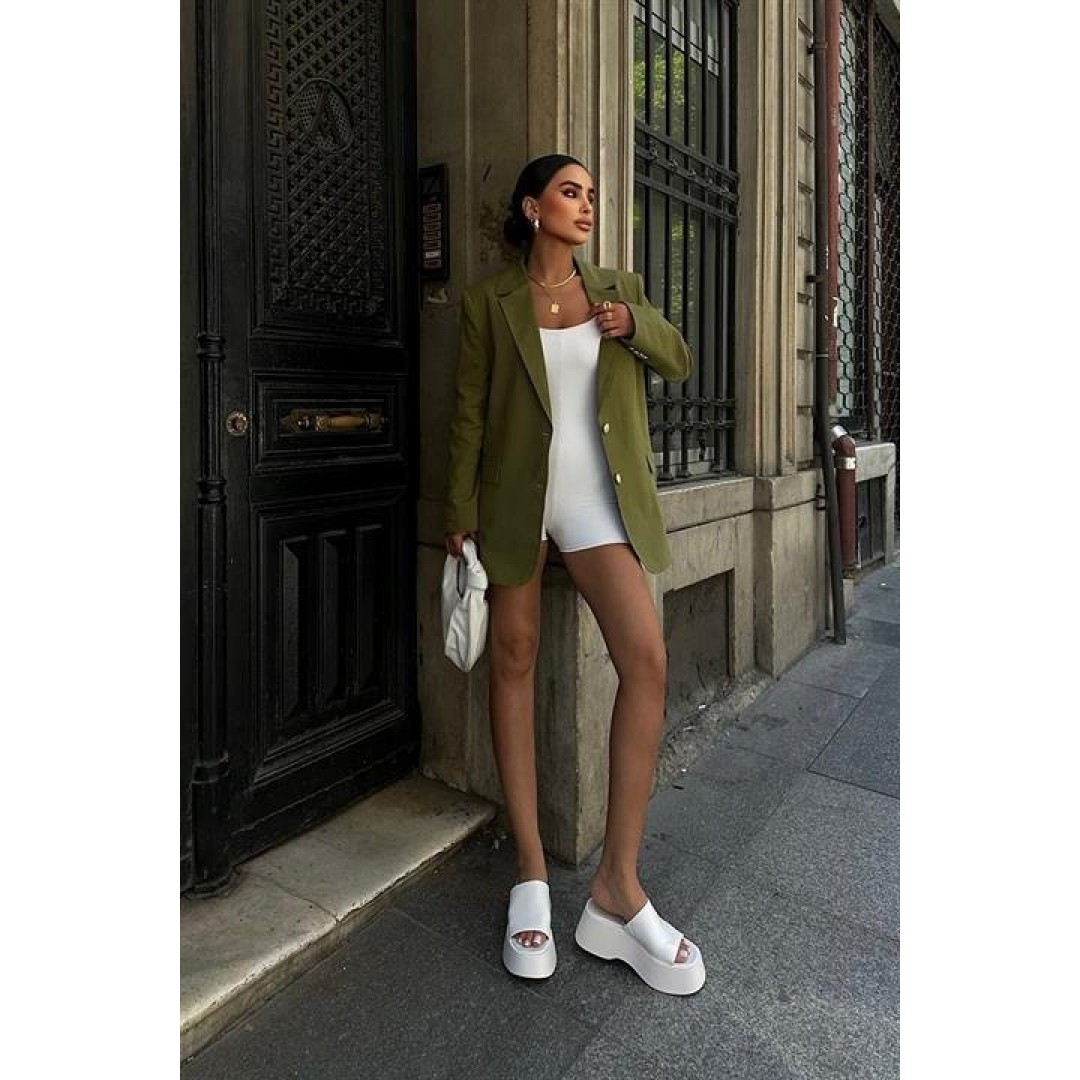 Agnes Blazer Keten Ceket 6105 155215 Agnes Blazer Keten Ceket 6105 155215