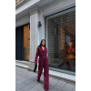 ÇİZGİLİ BLUZ - PANTOLON TAKIM - Bordo 153605 ÇİZGİLİ BLUZ - PANTOLON TAKIM - Bordo 153605