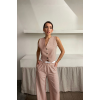 GOFRE ÇİZGİLİ YELEK - PANTOLON TAKIM - Kahverengi 160809 GOFRE ÇİZGİLİ YELEK - PANTOLON TAKIM - Kahverengi 160809