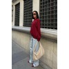 Gümüş Taşlı Sweatshirt 8052 158384