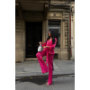 SATEN KRUVAZE BAĞLAMALI BLUZ- PANTOLON TAKIM - Fuşya 153594 SATEN KRUVAZE BAĞLAMALI BLUZ- PANTOLON TAKIM - Fuşya 153594