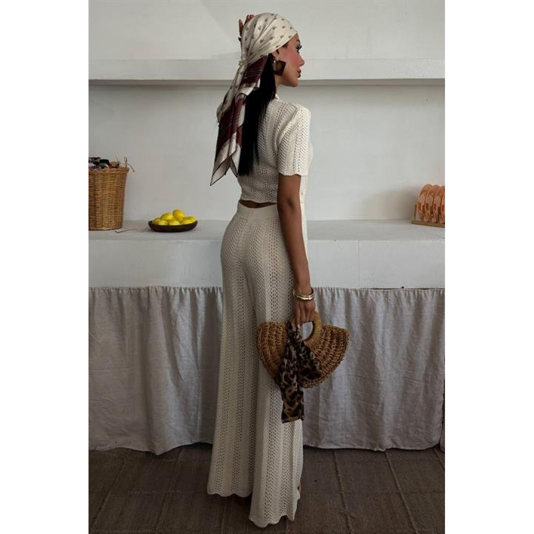 Triko Bluz Pantolon İkili Takım 10084-025 - 159440 Triko Bluz Pantolon İkili Takım 10084-025 - 159440