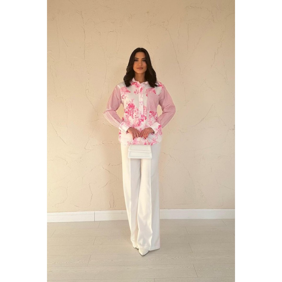 Pembe Garnili Gömlek 154458 Pembe Garnili Gömlek 154458