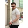 Erkek Bisiklet Yaka Ribanalı Kısa Kollu Tshirt - 159179 Erkek Bisiklet Yaka Ribanalı Kısa Kollu Tshirt - 159179