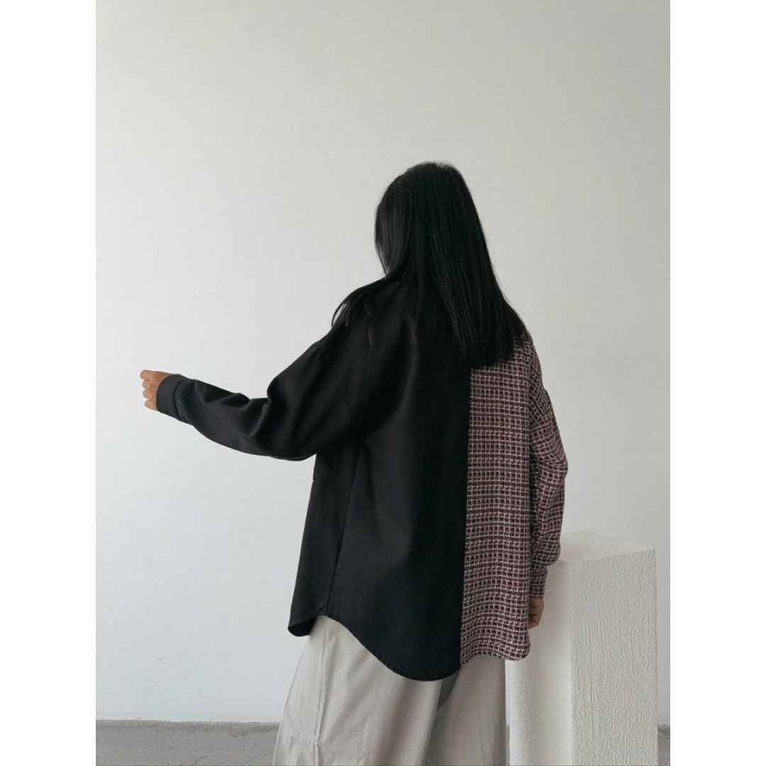 CHANEL PARÇALI GÖMLEK - Siyah - 152758