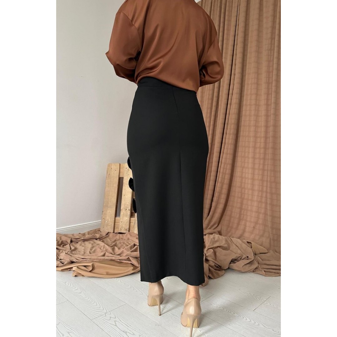 Siyah Fiyonk Detaylı Etek 153295 Siyah Fiyonk Detaylı Etek 153295