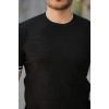 Erkek Jakarlı Ribanalı Kısa Kollu T-shirt - 159914 Erkek Jakarlı Ribanalı Kısa Kollu T-shirt - 159914