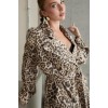 Leopar Ön Ve Arkası Pelerinli Kaban 153818 Leopar Ön Ve Arkası Pelerinli Kaban 153818