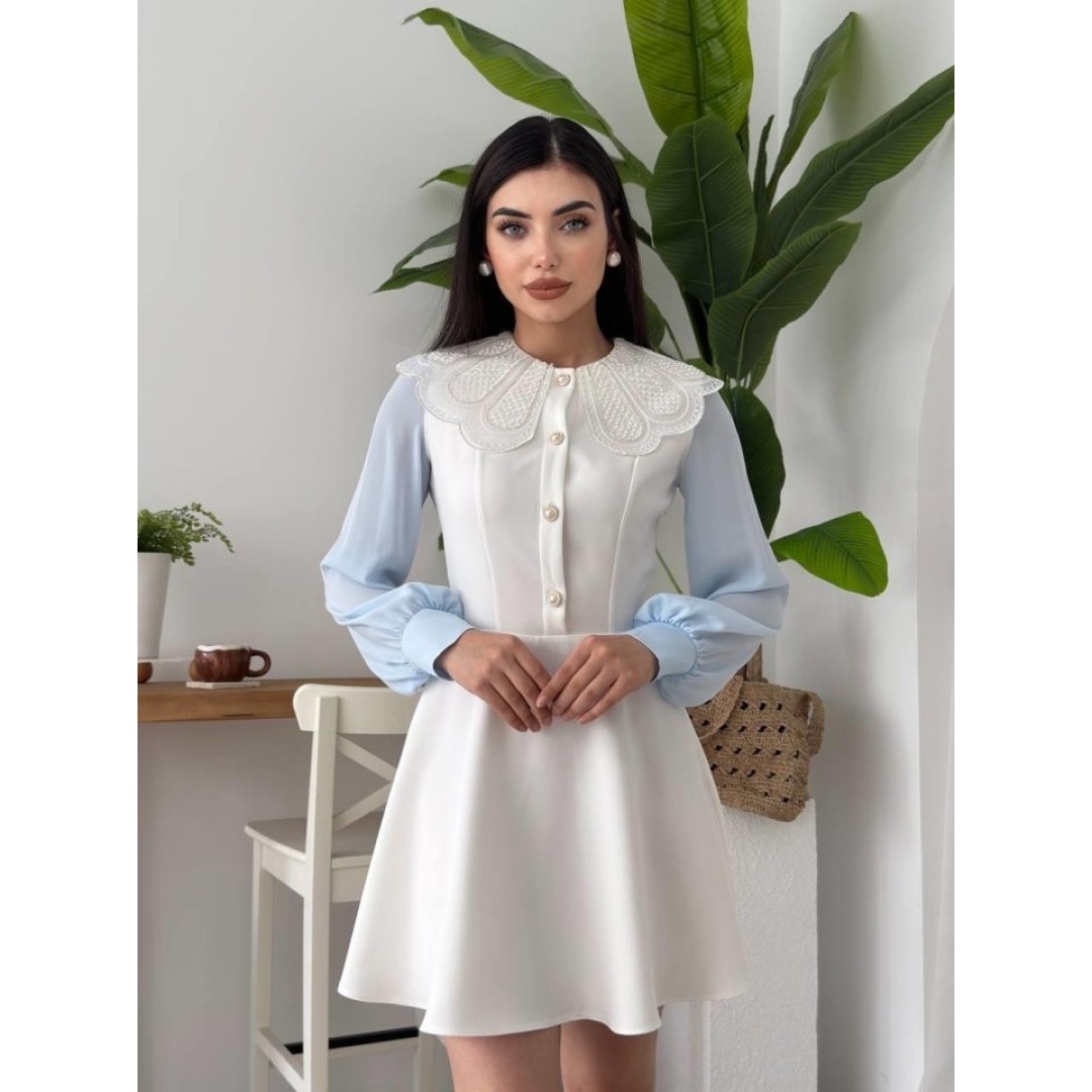 Asıo Bebe Yaka Elbise - 153531 Asıo Bebe Yaka Elbise - 153531