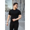 Erkek Viskon Kumaş Bisiklet Yaka Basic Tişört 154299 Erkek Viskon Kumaş Bisiklet Yaka Basic Tişört 154299
