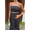 Dalgalı Şerit Detay Askılı Poplin Elbise 2876 159078 Dalgalı Şerit Detay Askılı Poplin Elbise 2876 159078