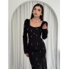 Akit İnci Detaylı Elbise - 147020 Akit İnci Detaylı Elbise - 147020