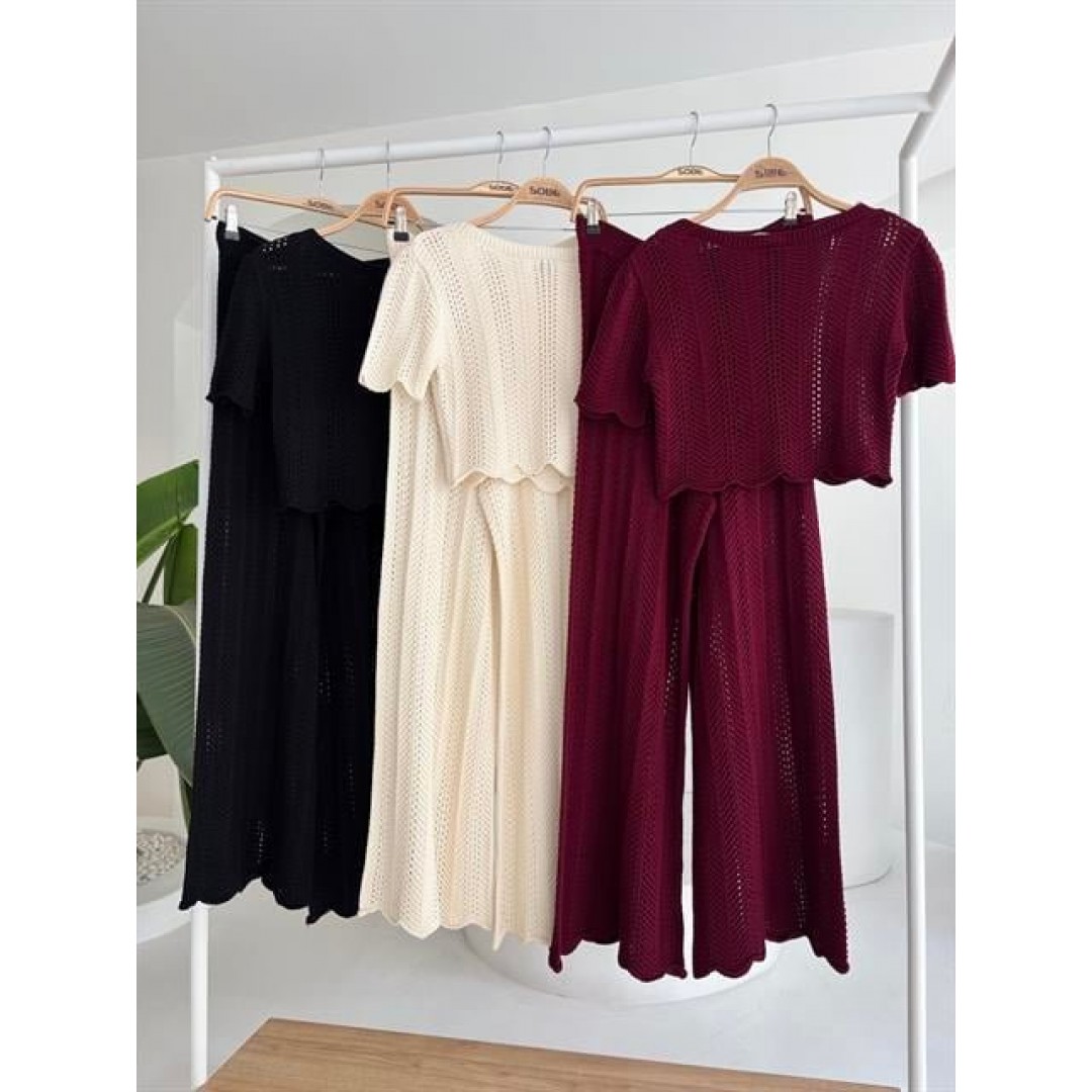 Triko Bluz Pantolon İkili Takım 10084-025 159442