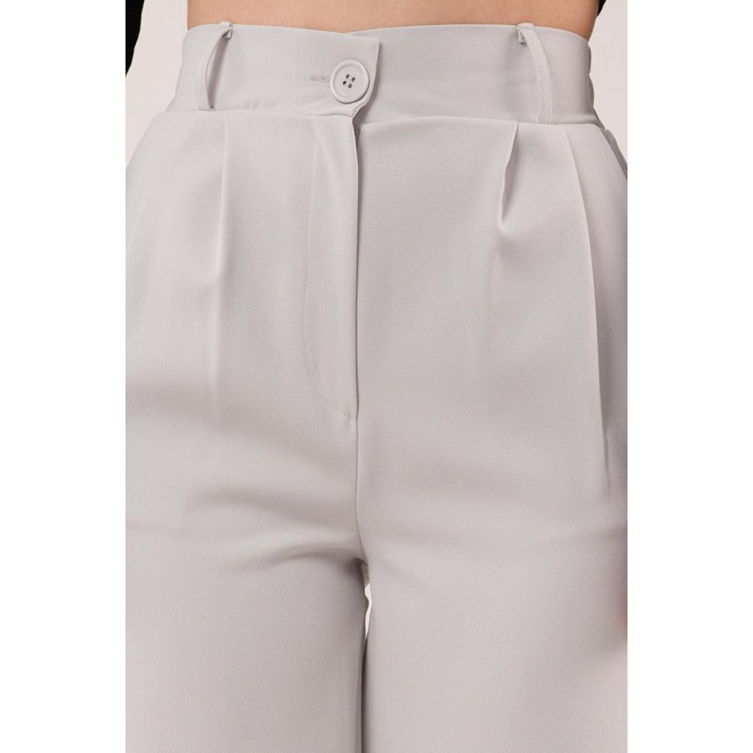Bol Paça Piliseli Gri Pantolon 148069 Bol Paça Piliseli Gri Pantolon 148069
