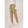 Bağlama Detaylı Cepli Yeşil Pantolon - 149590 Bağlama Detaylı Cepli Yeşil Pantolon - 149590