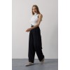 Pileli Bağcıklı Oversize Pantolon - Lacivert 162829 Pileli Bağcıklı Oversize Pantolon - Lacivert 162829