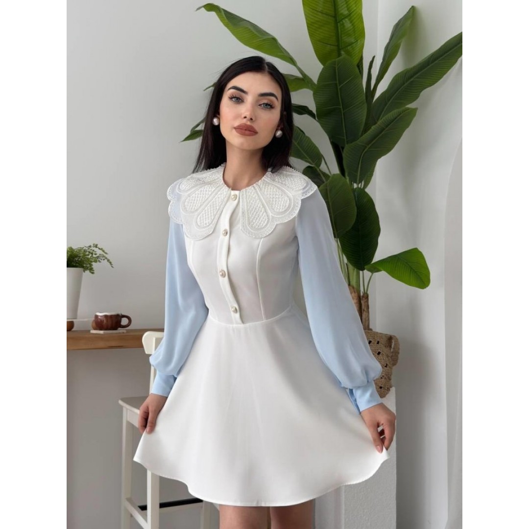 Asıo Bebe Yaka Elbise - 153531 Asıo Bebe Yaka Elbise - 153531