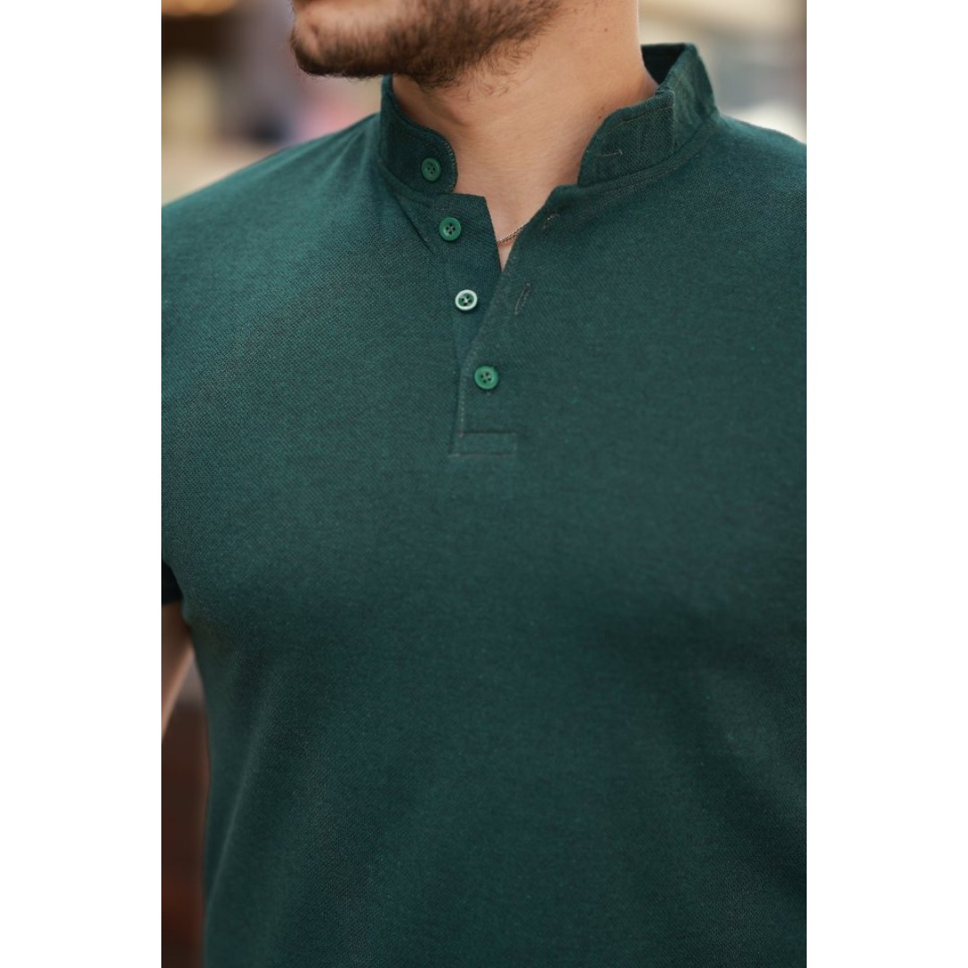 Erkek Hakim Yaka Dokuma Pamuklu Kumaş Kısa Kollu T-shirt 162318 Erkek Hakim Yaka Dokuma Pamuklu Kumaş Kısa Kollu T-shirt 162318