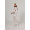 İşlemeli Oversize Pantolon - Beyaz 162570