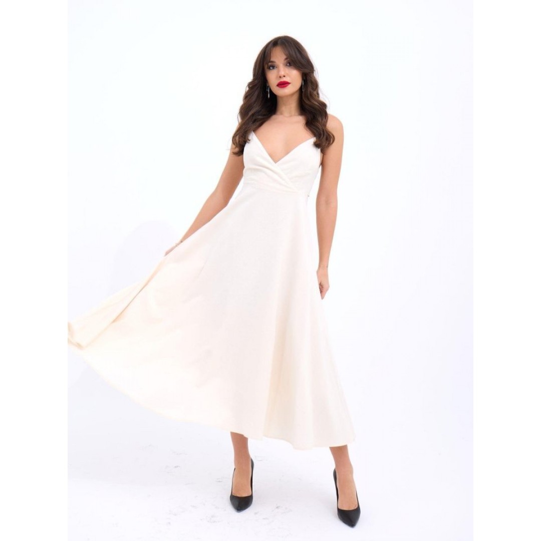 7073 ELBİSE-BEJ 156841 7073 ELBİSE-BEJ 156841