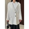 Ekru Tüylü Yumoş Kaban - 152305 Ekru Tüylü Yumoş Kaban - 152305
