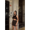 PÜSKÜL PAYET CROP BLUZ-KISA ETEK TAKIM - Gold 153424 PÜSKÜL PAYET CROP BLUZ-KISA ETEK TAKIM - Gold 153424