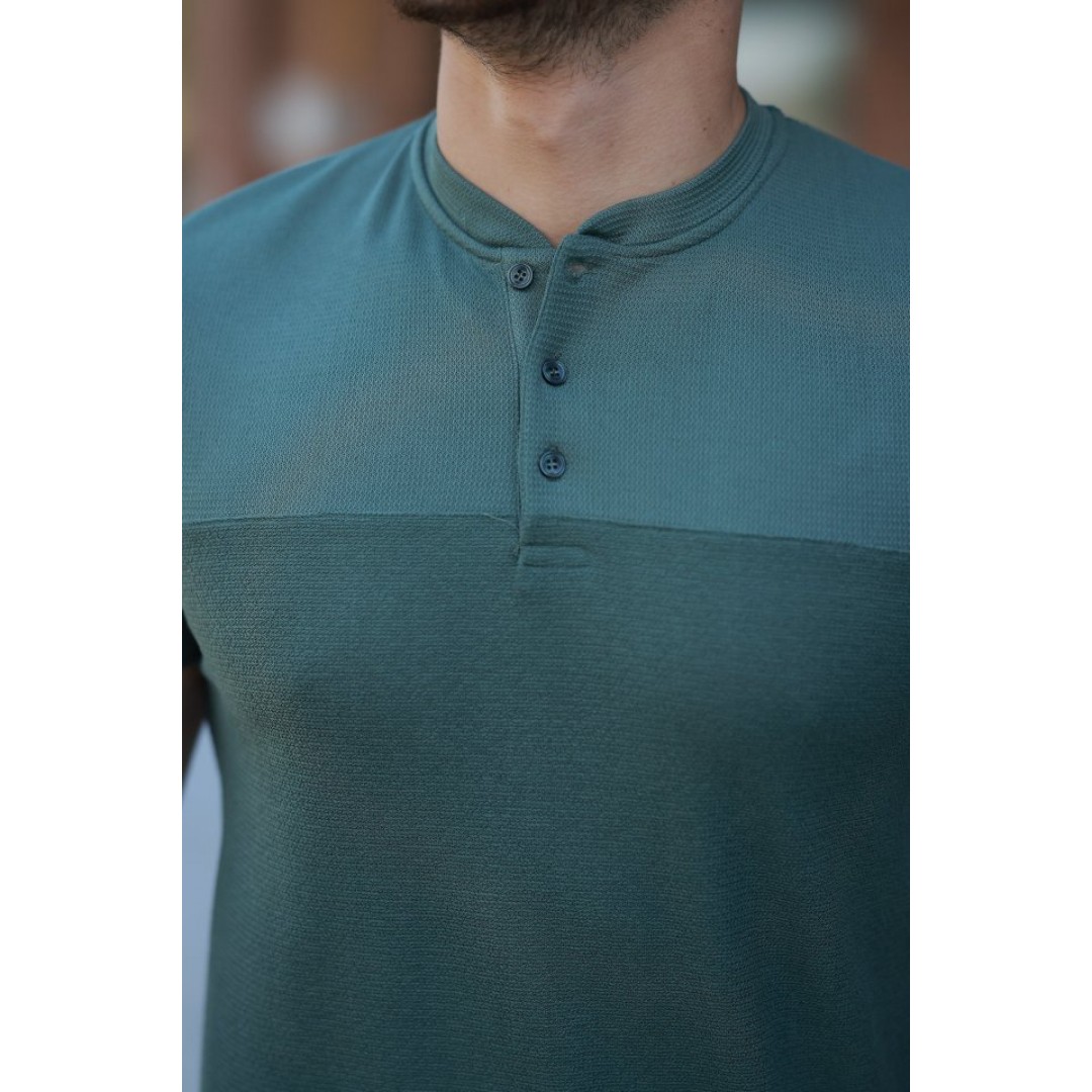 Erkek Hakim Yakalı Kısa Kollu Pamuklu T-shirt 161511 Erkek Hakim Yakalı Kısa Kollu Pamuklu T-shirt 161511