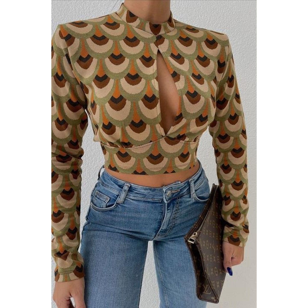 Autumn Cut Out Bluz 3018-08 - 155848 Autumn Cut Out Bluz 3018-08 - 155848