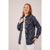 Eskitme Görünümlü Denim Mavi Gömlek - 147515