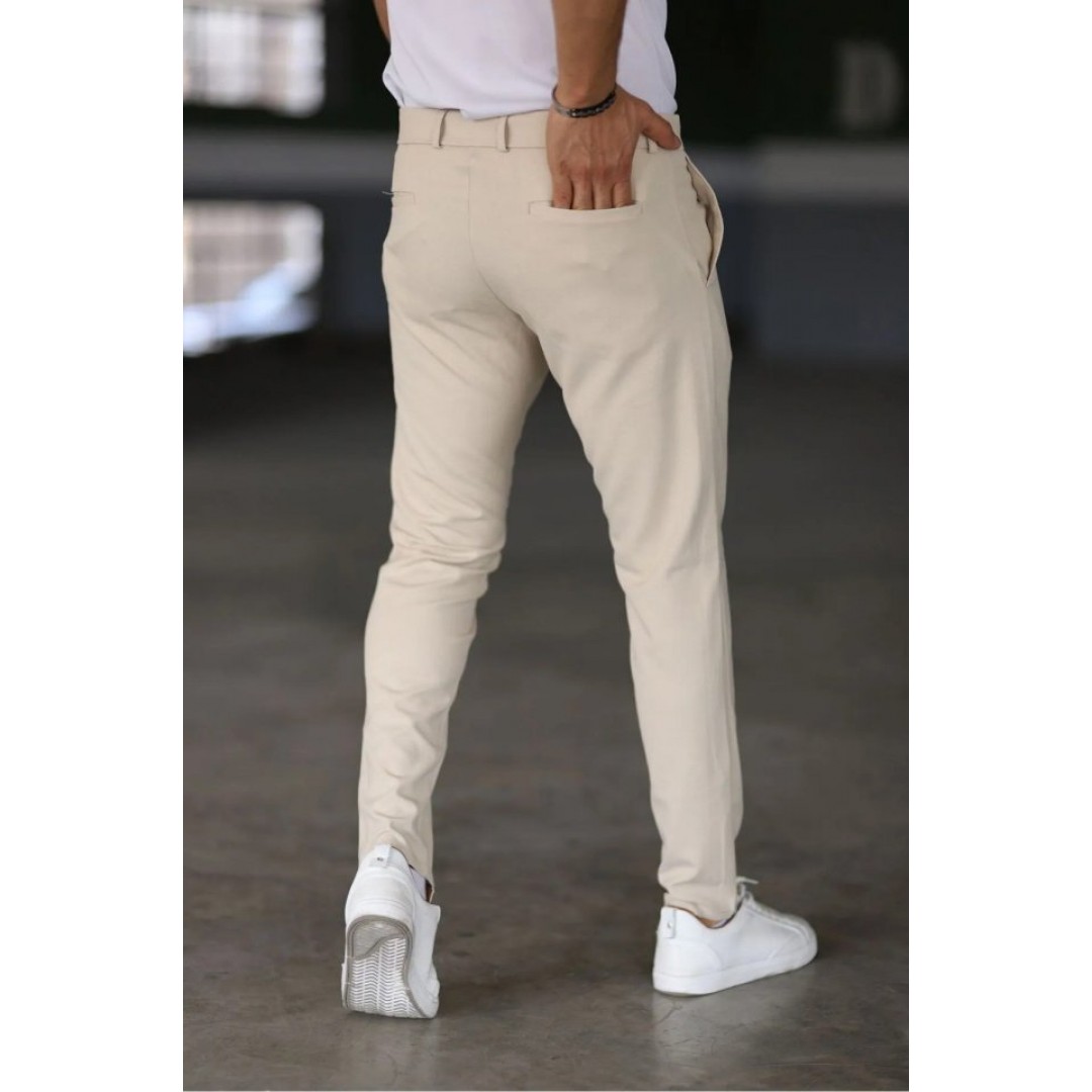 Erkek Düz Kesim Bilek Boy Kumaş Pantolon - 156937 Erkek Düz Kesim Bilek Boy Kumaş Pantolon - 156937