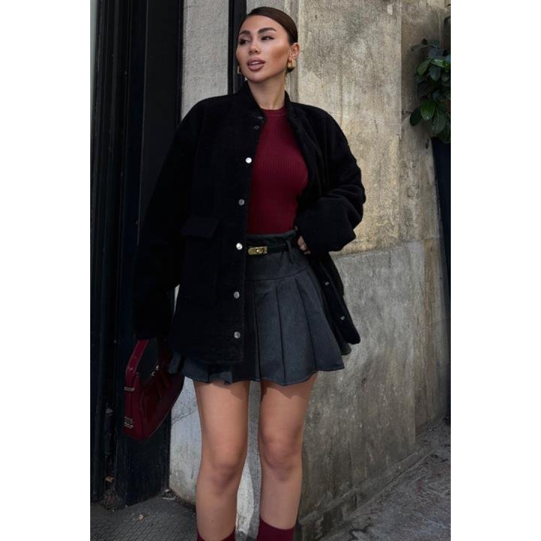 Livia Astarlı Suni Kürk Ceket 6109-08 155059 Livia Astarlı Suni Kürk Ceket 6109-08 155059