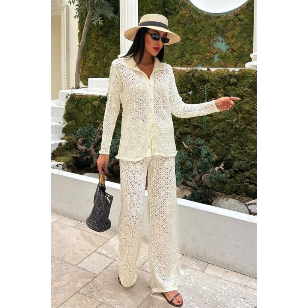 Odette Ajurlu Triko Pantolon Takım 9934 155009