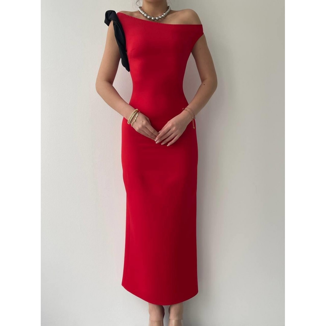 Jovani Omuz Detaylı Elbise - 147491 Jovani Omuz Detaylı Elbise - 147491