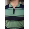 Erkek Yakalı Fermuarlı çift Renk Kısa Kollu T-shirt 161242 Erkek Yakalı Fermuarlı çift Renk Kısa Kollu T-shirt 161242