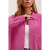 20153 Tek Cepli Oversize Gömlek - Fuşya 90642 20153 Tek Cepli Oversize Gömlek - Fuşya 90642
