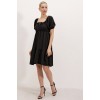 2351 Kloş Poplin Elbise - A.Siyah 90877 2351 Kloş Poplin Elbise - A.Siyah 90877