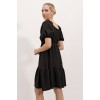 2351 Kloş Poplin Elbise - A.Siyah 90877 2351 Kloş Poplin Elbise - A.Siyah 90877