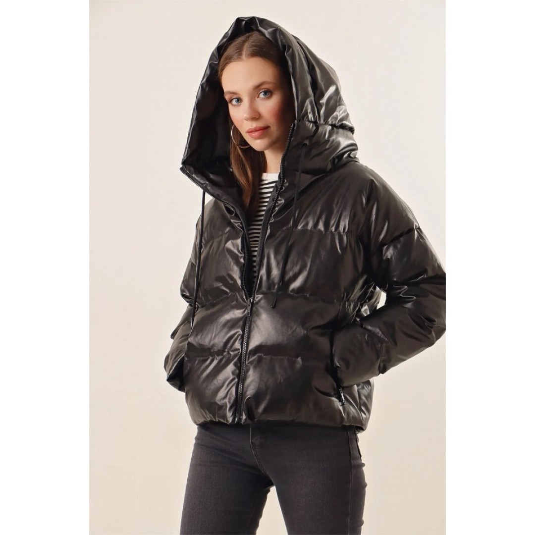 5114 Oversize Deri Mont - Siyah 144759 5114 Oversize Deri Mont - Siyah 144759