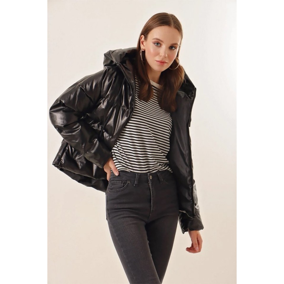 5114 Oversize Deri Mont - Siyah 144759 5114 Oversize Deri Mont - Siyah 144759