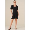 Bigdart 2339 Kare Yaka Örme Elbise - Siyah - 144866 Bigdart 2339 Kare Yaka Örme Elbise - Siyah - 144866